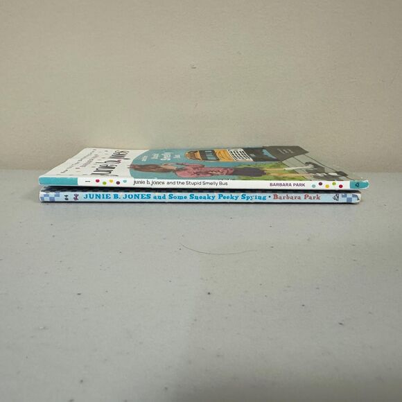 Junie B Jones Book 2 Set Sneaky Spying Stupid Smelly Bus Age 6-9 Grade Level 2.0 - Picture 2 of 9